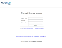 Tablet Screenshot of dev.agence-plus.net